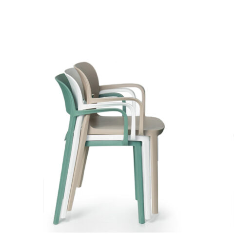 Silla Smile con apoyabrazos