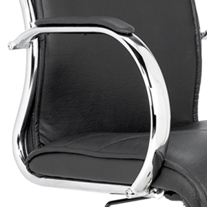 Apoyabrazos Elíptico Cromado